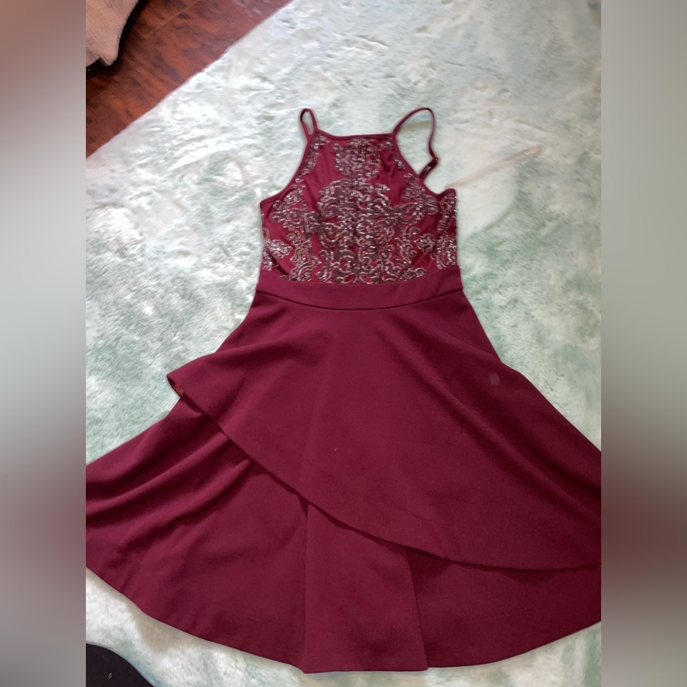 Maroon dress
